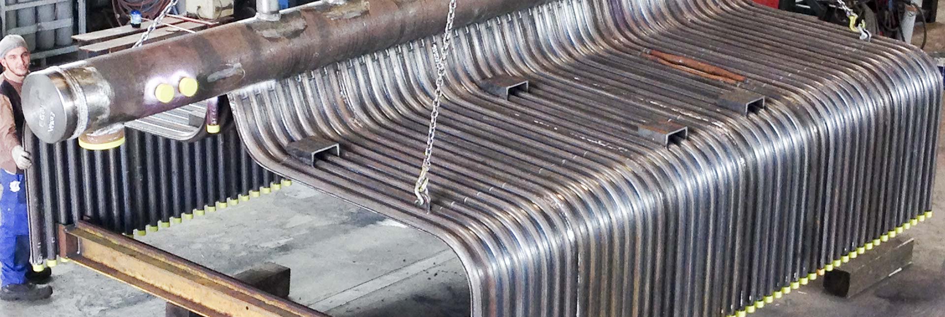 Fabrication en atelier de chaudières industrielles